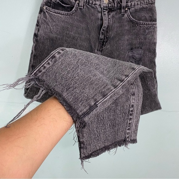 Iro Jeans Black Faded Distressed Sz 27 - Picture 4 of 7